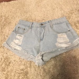 SheIn Jean shorts